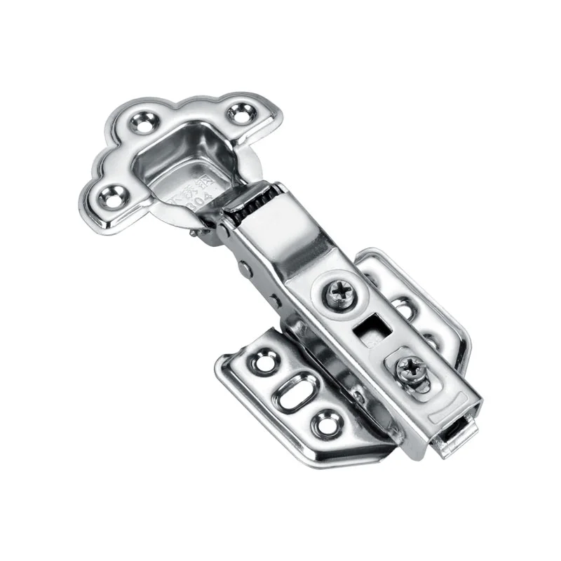 Stainless steel plum-shaped head wide-arm self-discharging hydraulic hinge - 2