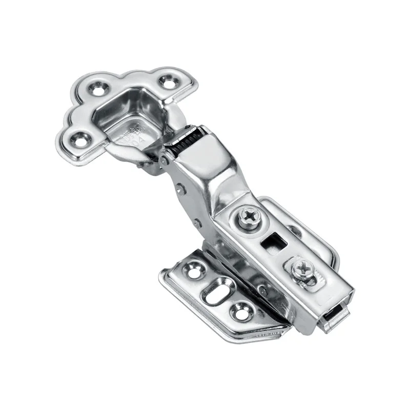 Stainless steel plum-shaped head wide-arm self-discharging hydraulic hinge - 3