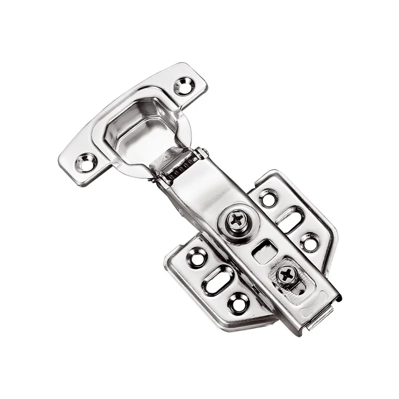 Wide-arm dump hydraulic hinge