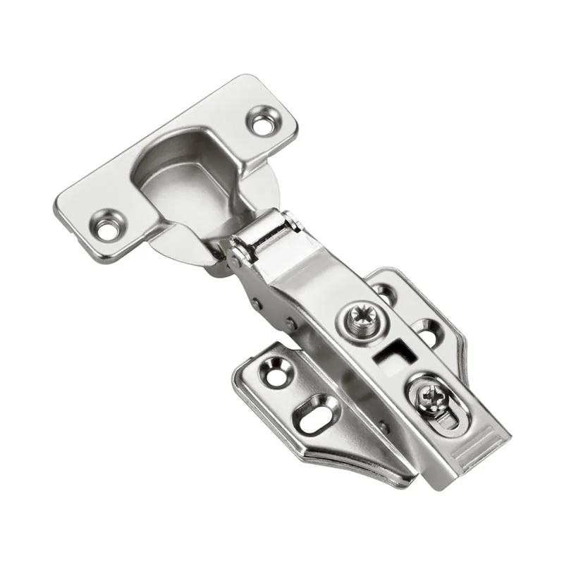 Two-stage force, small-angle, copper-plated hydraulic hinge